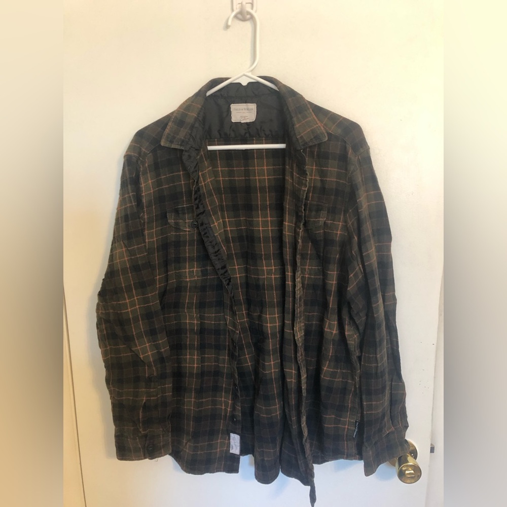 Field & Stream XL button down flannel 100% Cotton